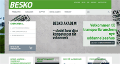 Desktop Screenshot of besko.dk