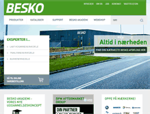 Tablet Screenshot of besko.dk